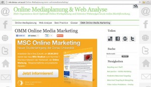 Infoblog zum Lehrgang Online Marketing an der Donau-Uni Krems
